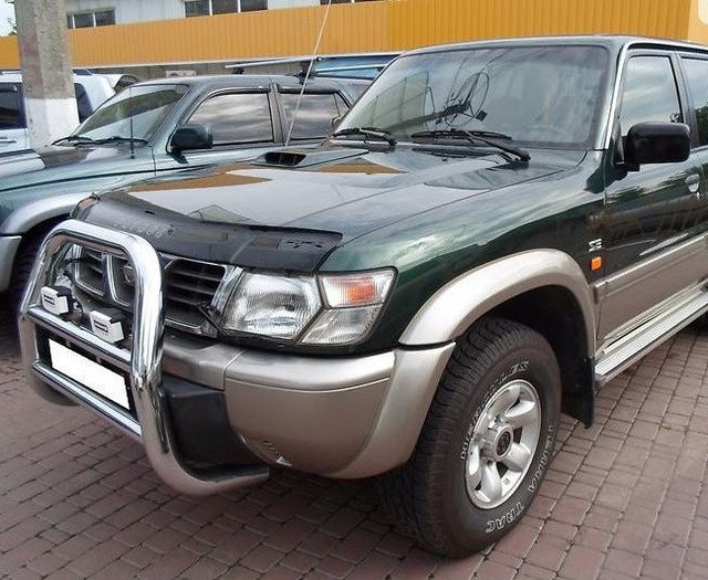 Дефлектор Vip-Tuning для капота Nissan Patrol Y61 2005-2009. Артикул NS63