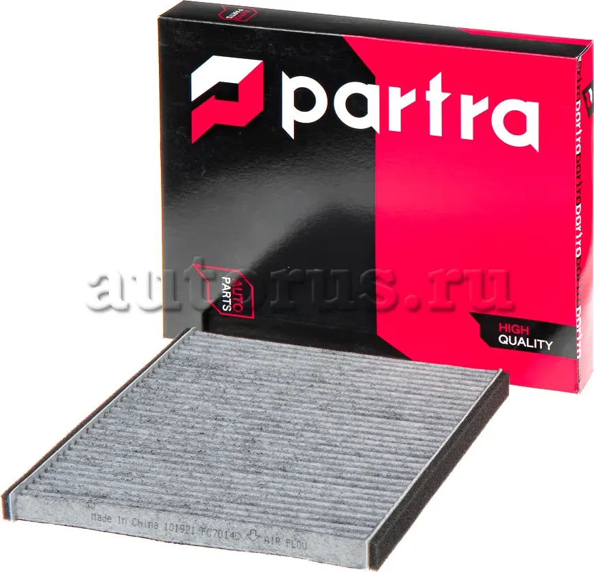 Фильтр салона угольный (Partra). Артикул FC7014C
