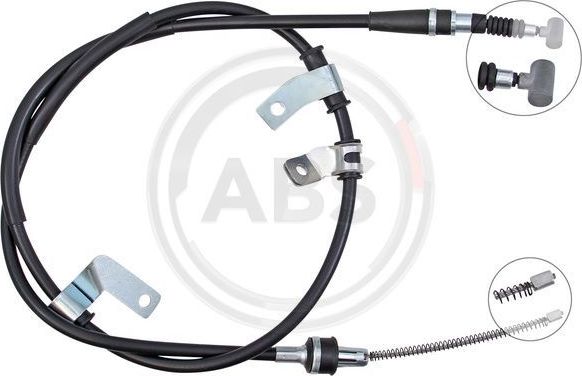 Трос ручника (тросик ручного тормоза) ABS. Артикул K18848