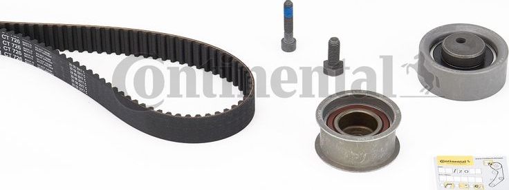 Ремень ГРМ с роликами (комплект) ContiTech. Артикул CT726K2