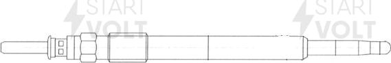 Свеча накаливания (накала) StartVOLT. Артикул GLSP 100