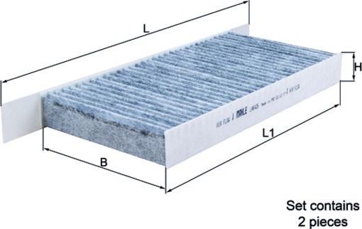 Салонный фильтр Mahle-Knecht. Артикул LAK 426/S