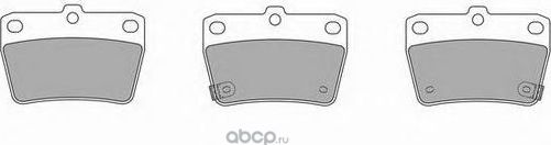 Колодки тормозные дисковые (Simer) Simer. Артикул 840