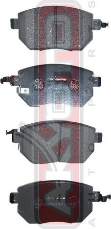 Тормозные колодки Akyoto Packing AKYOTO. Артикул AKD-CA093