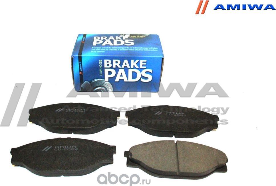 Колодки тормозные передние (Amiwa). Артикул CD2086