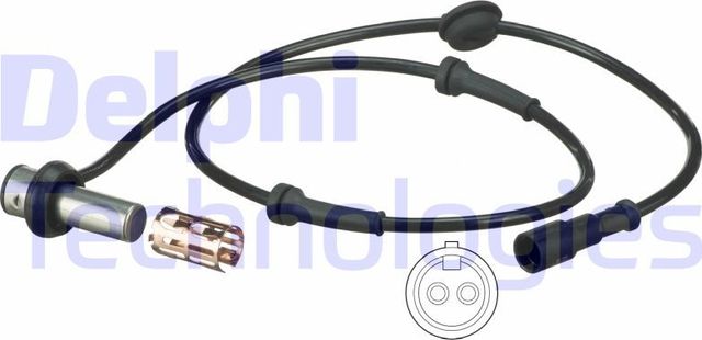 Датчик ABS Delphi передний для Land Rover Freelander I 1998-2006. Артикул SS20370