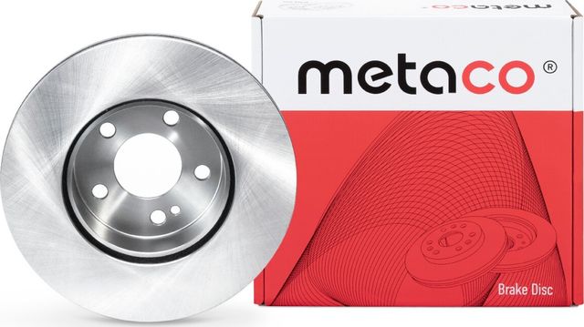 Диск тормозной передний вентилируемый (Metaco). Артикул 3050506