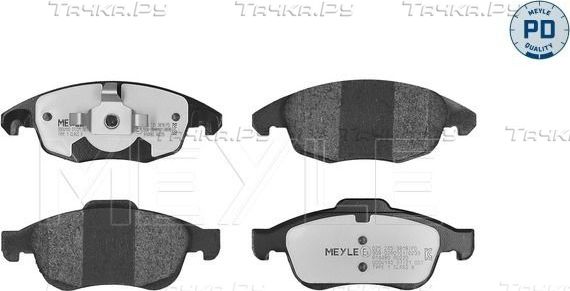Тормозные колодки Meyle PD передние для Citroen C4 II 2009-2026. Артикул 025 245 3818/PD