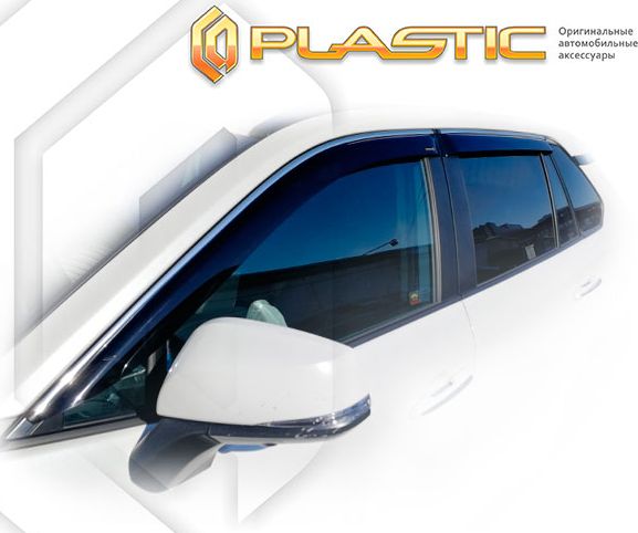 Дефлекторы СА Пластик для окон (Classic полупрозрачный) Toyota RAV4 V 2019-2026. Артикул 2010030315416