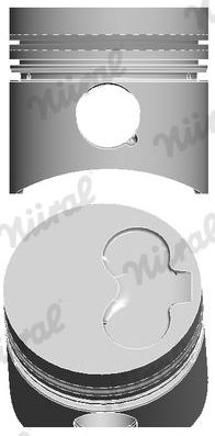 Поршневая група Nural. Артикул 87-109800-10