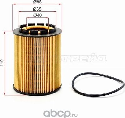 Фильтр масляный картридж VW TOUAREG 4.2 03-10 (SAT). Артикул ST077115562