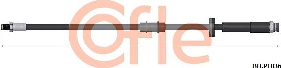 Тормозной шланг Cofle. Артикул 92.BH.PE036