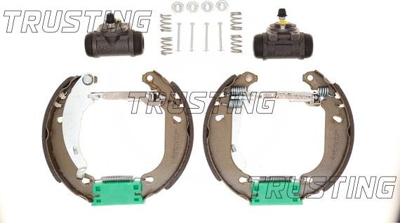 Тормозные колодки Trusting - задние для Peugeot 206 1998-2012. Артикул 6160