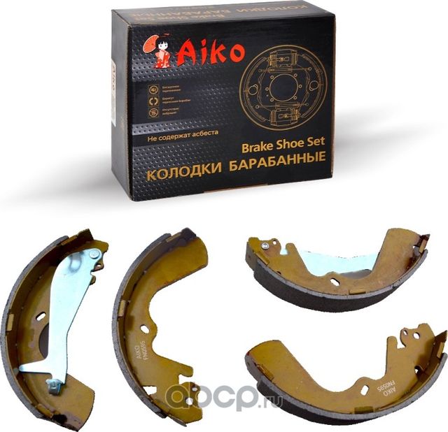 Колодки тормозные барабанные HYUNDAI H1 Starex,Galloper,Terracan (1993-2008) (Aiko). Артикул FN0595