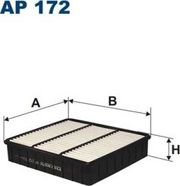 Воздушный фильтр Filtron. Артикул AP 172