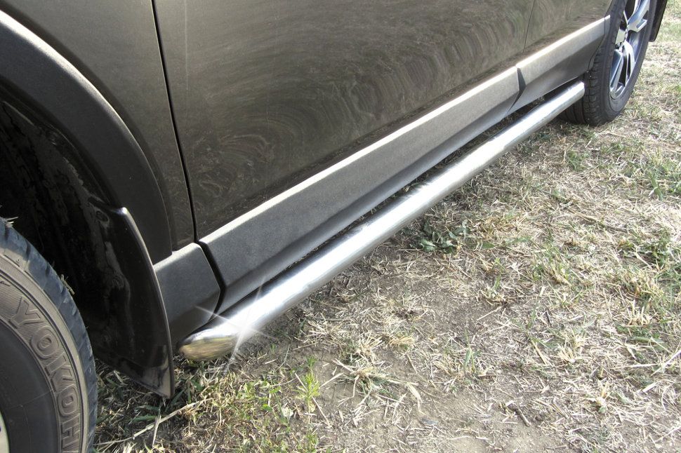 Пороги Slitkoff d57 труба для Toyota RAV4 IV рестайлинг 2015-2019. Артикул TR415-005