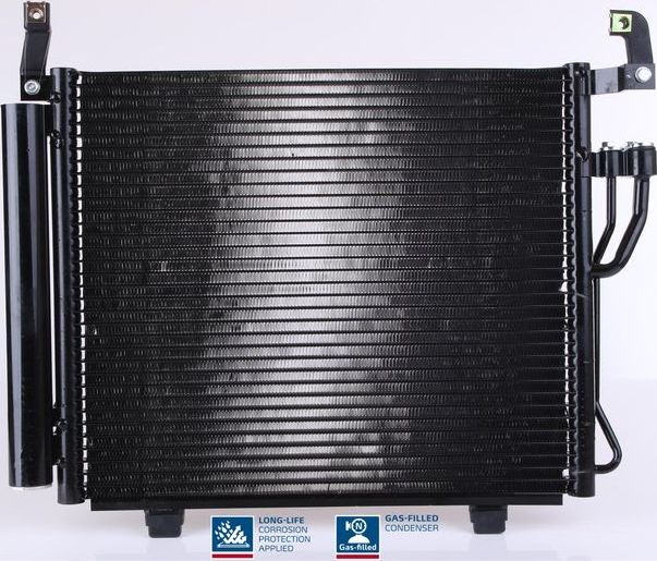 Радиатор кондиционера (конденсатор) Nissens (алюминий) для Hyundai i10 I 2008-2011. Артикул 940206