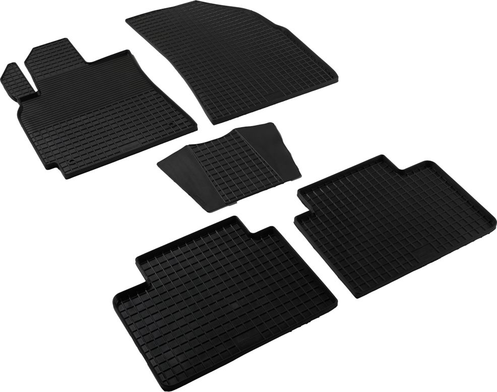 Коврики резиновые Seintex с узором сетка для салона Chevrolet Monza 2019-2026. Артикул 316507