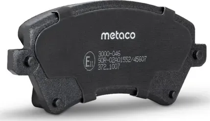 Колодки тормозные TOYOTA COROLLA 02- передн. (Metaco). Артикул 3000046