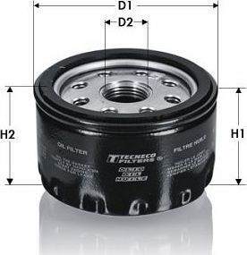 Масляный фильтр  Tecneco Filters для BMW i3 I (I01) 2013-2026. Артикул OM100