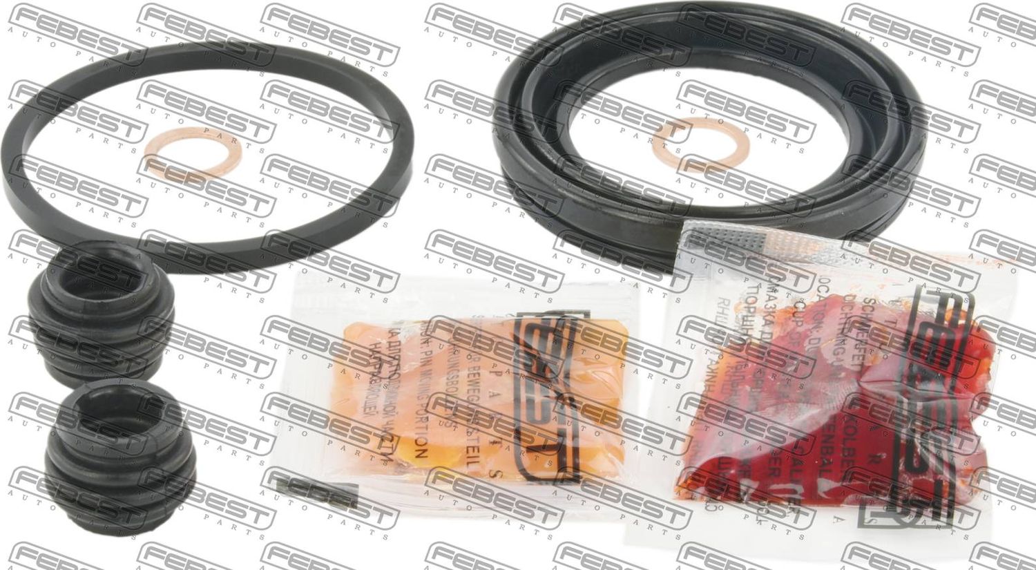 Ремкомплект тормозного суппорта Febest. Артикул 0375-JE1F