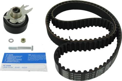 Ремень ГРМ с роликами (комплект) SKF для SEAT Inca I 1995-2003. Артикул VKMA 01106