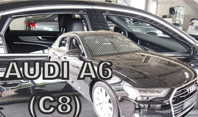 Дефлекторы Heko для окон Audi A6 C8 седан 2018-2026. Артикул 10259