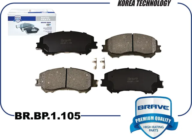 Колодка тормозная передняя (Brave) Brave. Артикул BR.BP.1.105