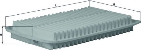Воздушный фильтр Mahle. Артикул LX 1612