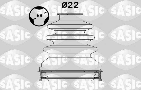 Пыльник ШРУСа внутренний Sasic. Артикул 1904027