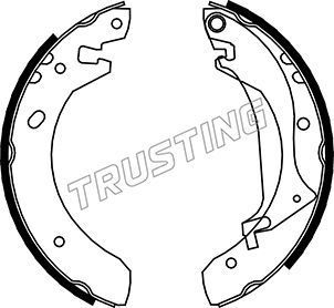 Тормозные колодки Trusting задние для Land Rover Freelander I 1998-2006. Артикул 092.306