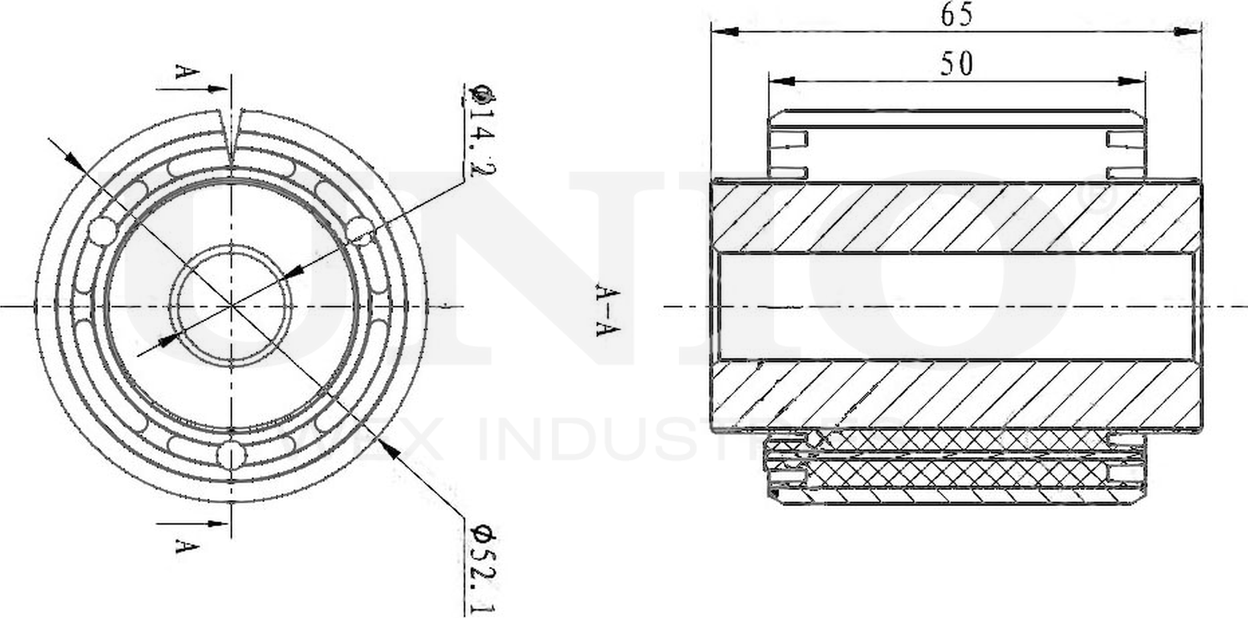 Сайлентблок рычага подвески (Unio). Артикул RMP-20104