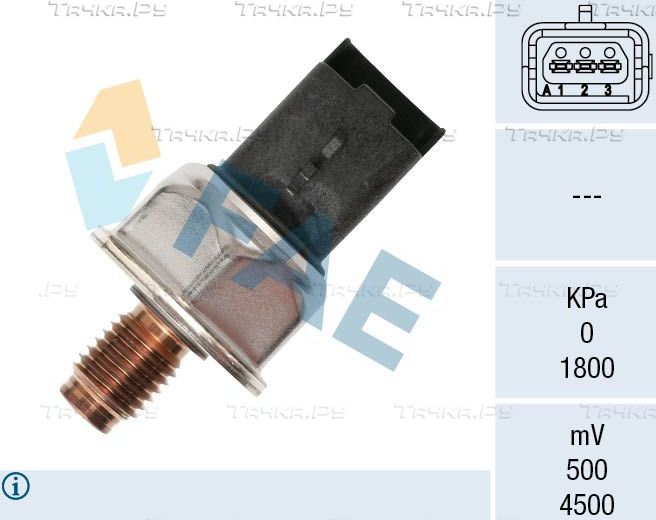 Датчик давления топлива FAE для Renault Grand Scenic II 2004-2008. Артикул 15602