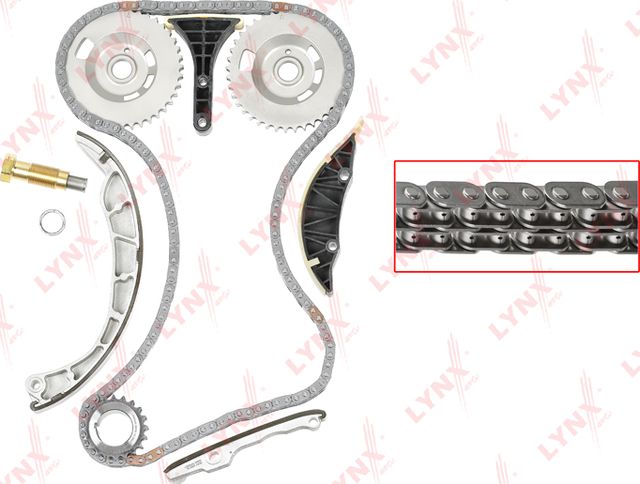 Цепь ГРМ LYNXauto для SsangYong Actyon Sports I 2007-2012. Артикул TK-0193