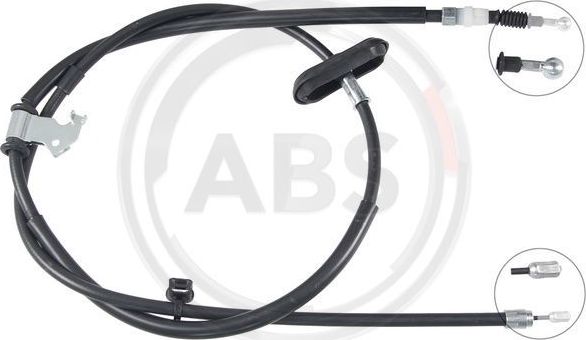 Трос ручника (тросик ручного тормоза) ABS задний правый для Opel Cascada 2013-2019. Артикул K19810