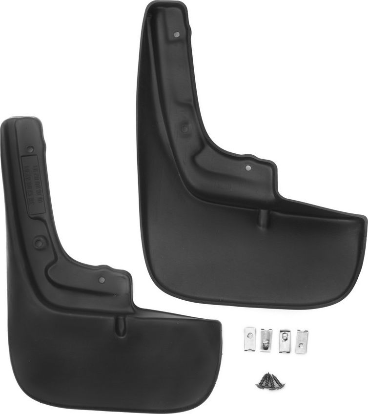 Брызговики Frosch (в пакете) задняя пара для Peugeot Boxer II 2006-2026 (для авто без расширителей арок). Артикул NLF.38.13.E18