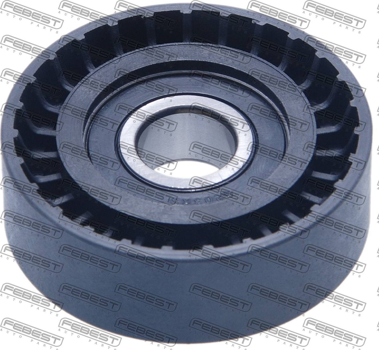 Натяжной ролик (натяжитель) приводного поликлинового ремня Febest. Артикул 2187-ST2