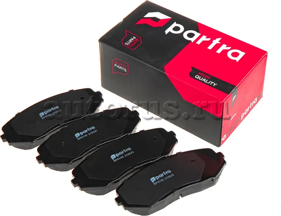 Колодки тормозные дисковые (Partra). Артикул BP6140