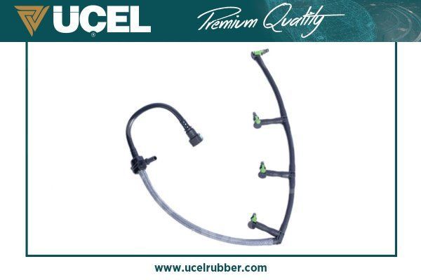 Трубка обратки от форсунок PSA Boxеr 3, Jumper 3 11->, Ford Transit 2.2 PUMA EUR Ucel (PA 6 GF 30). Артикул 21302