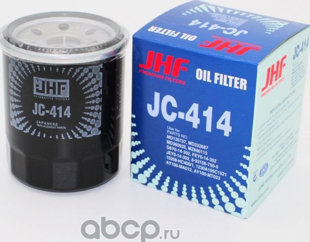 JHF фильтр масл. JC-414 JHF. Артикул JC414