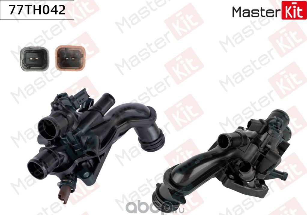 77TH042 Термостат\ CITROEN C3/C4  PEUGEOT 207/208 102°C (Master KIT). Артикул 77th042