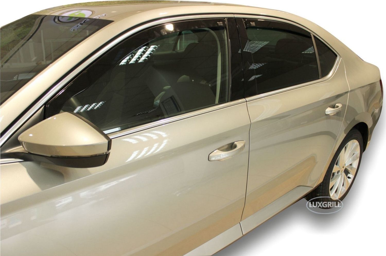Дефлекторы Heko для окон Skoda Superb III 5дв. хэтчбек 2015-2026. Артикул 28346