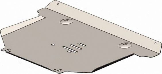 Защита алюминиевая Alfeco для картера и КПП Toyota Urban Cruiser 2009-2014. Артикул ALF.24.05al