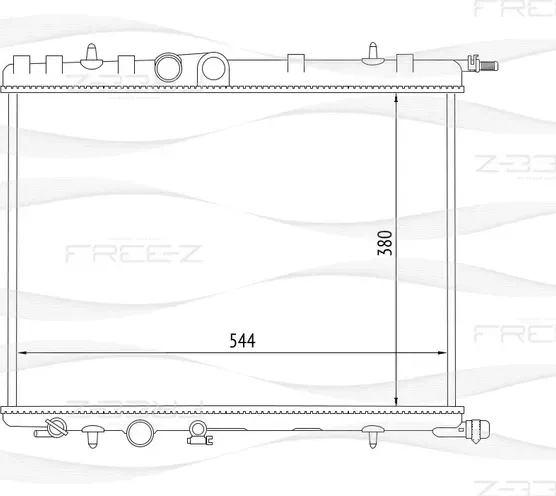 Радиатор PSA BERLINGO/PARTNER 00 (Free-Z) Free-Z. Артикул KK0174