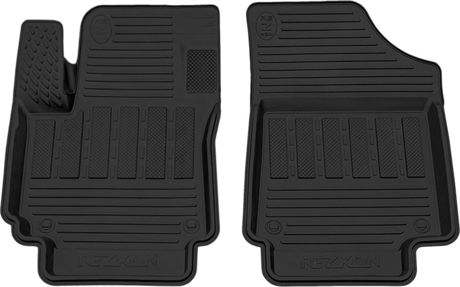 Коврики Rezkon резиновые передние для салона Hyundai Creta I 2016-2021. Артикул 1520065100