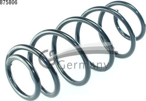 Пружина подвески CS-Germany передняя для Citroen C4 I 2006-2013. Артикул 14.875.806