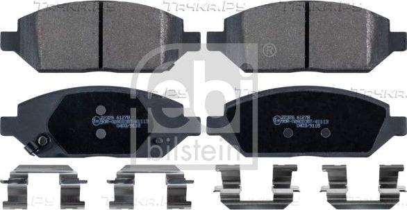 Тормозные колодки Febi Bilstein. Артикул 16974