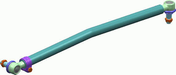 Рулевая тяга продольная Lemforder. Артикул 24239 01