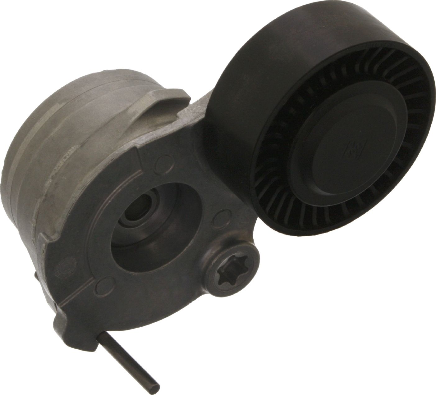 Натяжной ролик (натяжитель) приводного клинового зубчатого ремня Febi Bilstein (алюминий). Артикул 43750