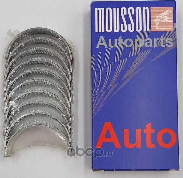 Вкладыши коленвала коренные 4 комплект (Mousson). Артикул SBRG4KJSTD